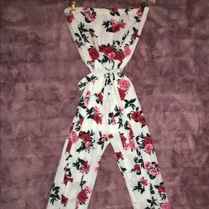 Large Strapless Jumpsuit